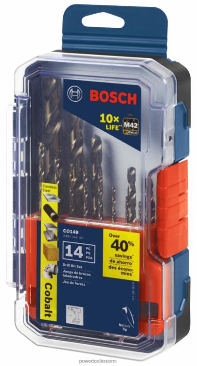 tarvikkeet | 14 kpl. koboltti m42 poranteräsarja Bosch SAT6275