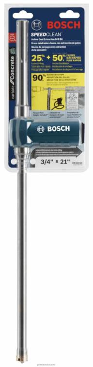 tarvikkeet | 3/4 tuumaa x 21 tuumaa sds-max-nopeus puhdas pölynpoistoterä Bosch SAT62280
