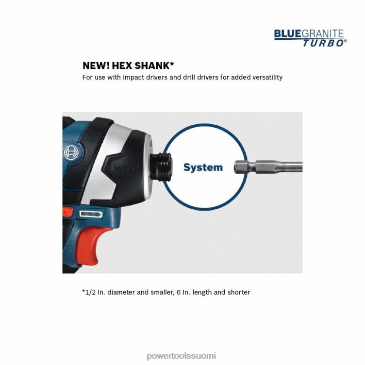 tarvikkeet | 6 tuuman bluegranite turbovasaraporanterä Bosch SAT6299