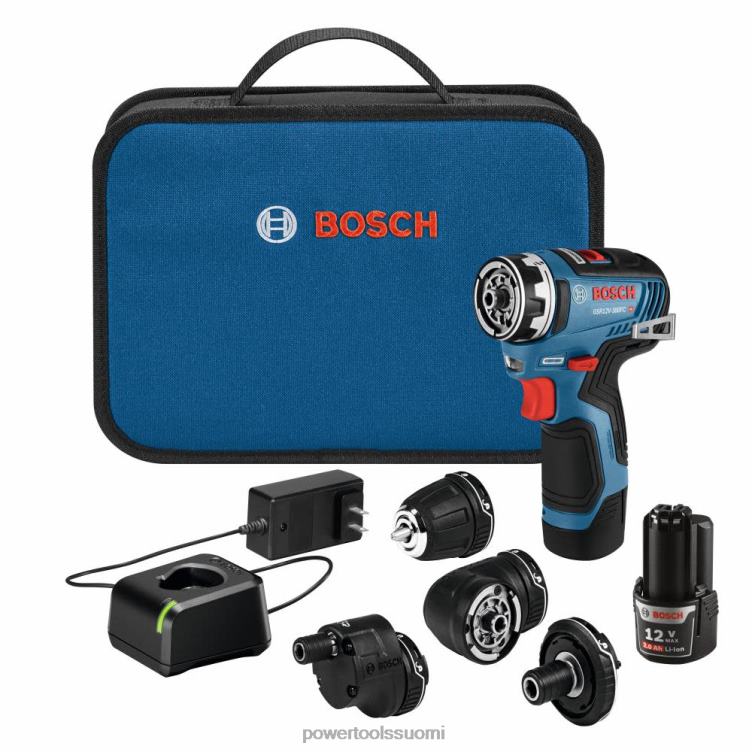 työkalut | 12v max ec flexiclick 5 in 1 pora/väänninjärjestelmäsarja tehdaskunnostettu Bosch SAT6226