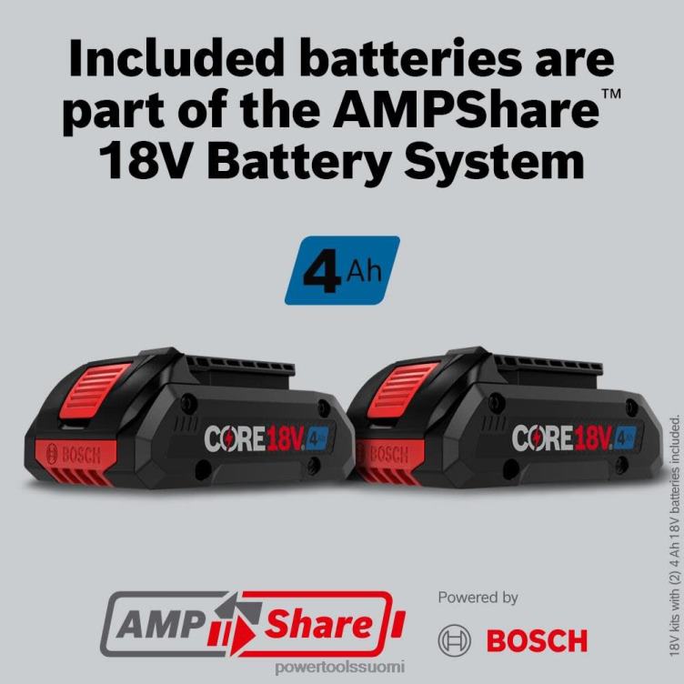 työkalut | 18v 1/2in pora/väänninsarja Bosch SAT62577