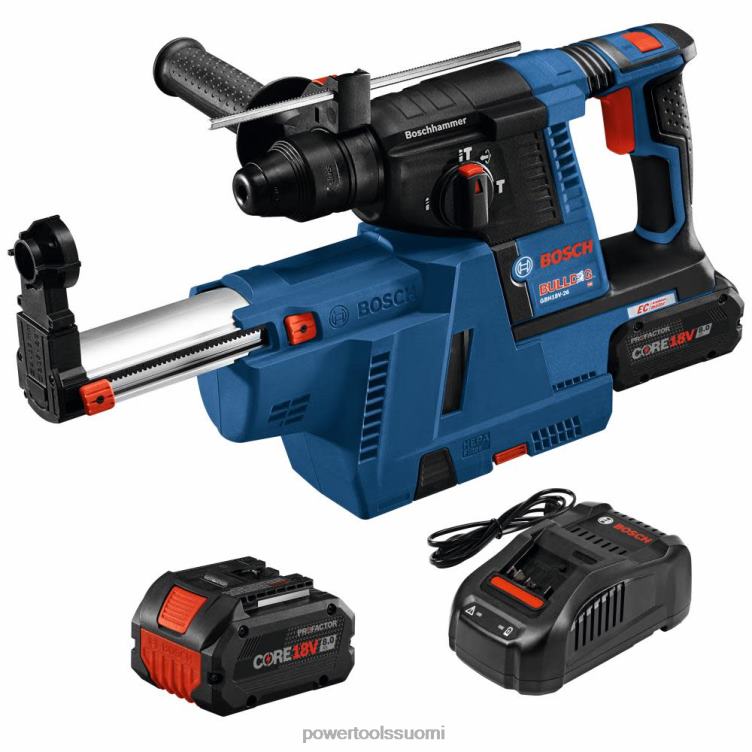 työkalut | 18v sds plus bulldog 1in pyörivä vasarasarja pölynkerääjällä Bosch SAT62134