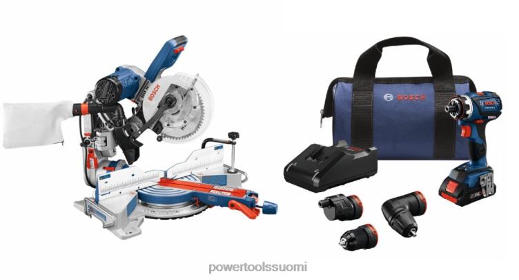 työkalut | 10 tuuman jiirisaha ja 18v ec flexiclick 5 in 1 -porakonepakkaus Bosch SAT62441